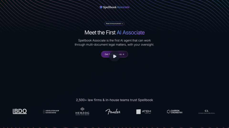 Spellbook Associate –&nbsp;The first AI agent for law