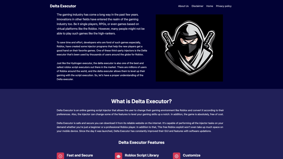 Delta Executor – Download Official Roblox Executor