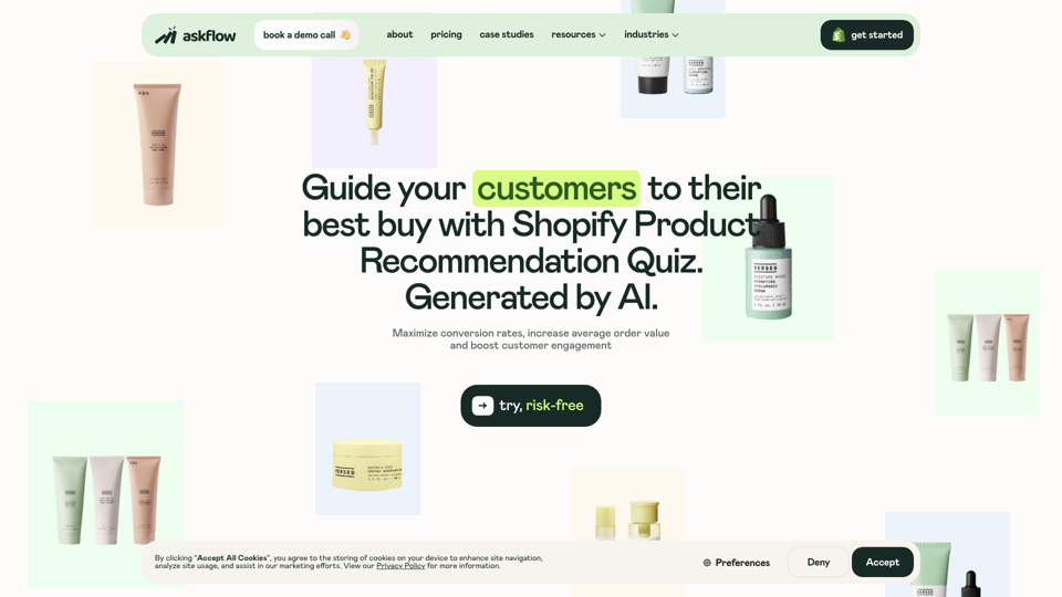 Aumenta las Ventas con la Aplicación de Quiz para Productos de Shopify | Askflow AI