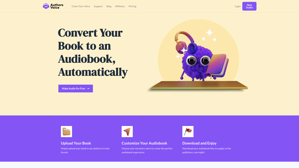 Audie is your human-level audiobook reader!