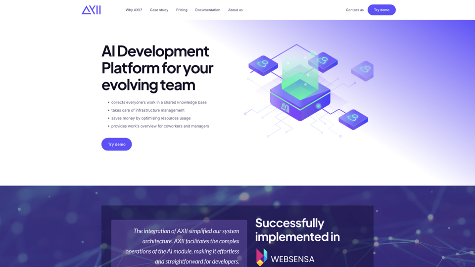 AI Development Platform for your evolving team | AXII