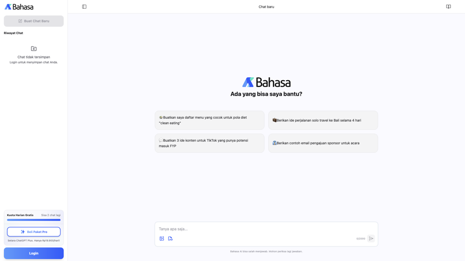 Bahasa AI: Votre Assistant IA