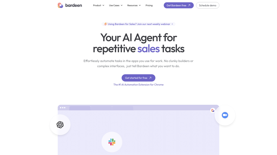 Bardeen AI: Workflow Task Automation Software