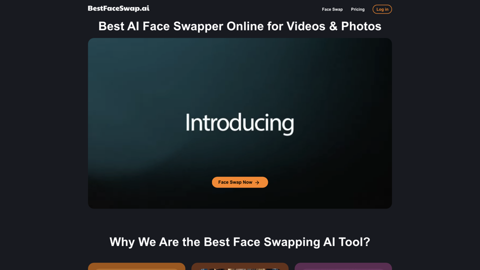 Professional Face Swap AI Online for Videos &amp; Photos