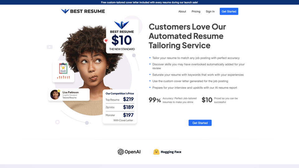 BEST RESUME – AI Powered Resume Improver