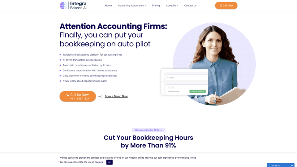 AI Bookkeeping Bots for Accounting Firms | Integra Balance AI