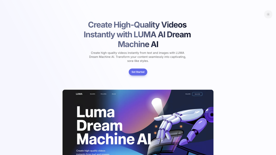 Luma AI Dream Machine AI | Create Free and Best Luma Dream Mahcine AI Video