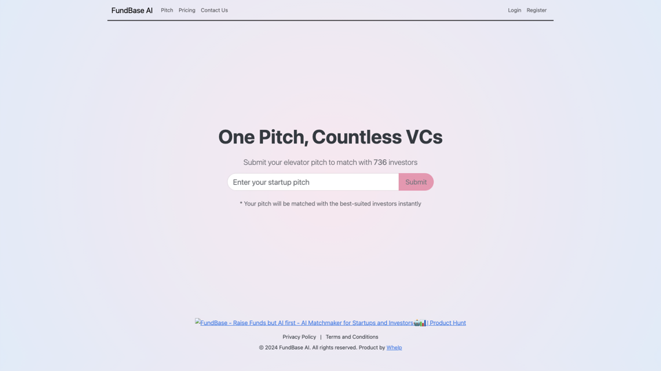 FundBase AI - One Pitch, Countless VCs