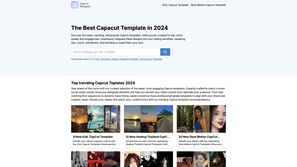 The Best Capacut Template in 2024