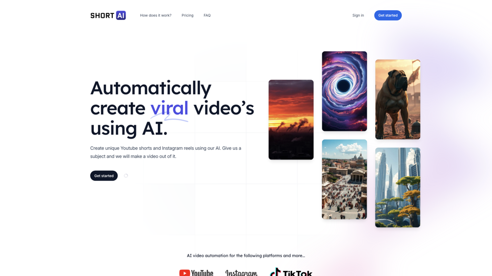 Short AI - La mejor manera de crear videos cortos virales con IA